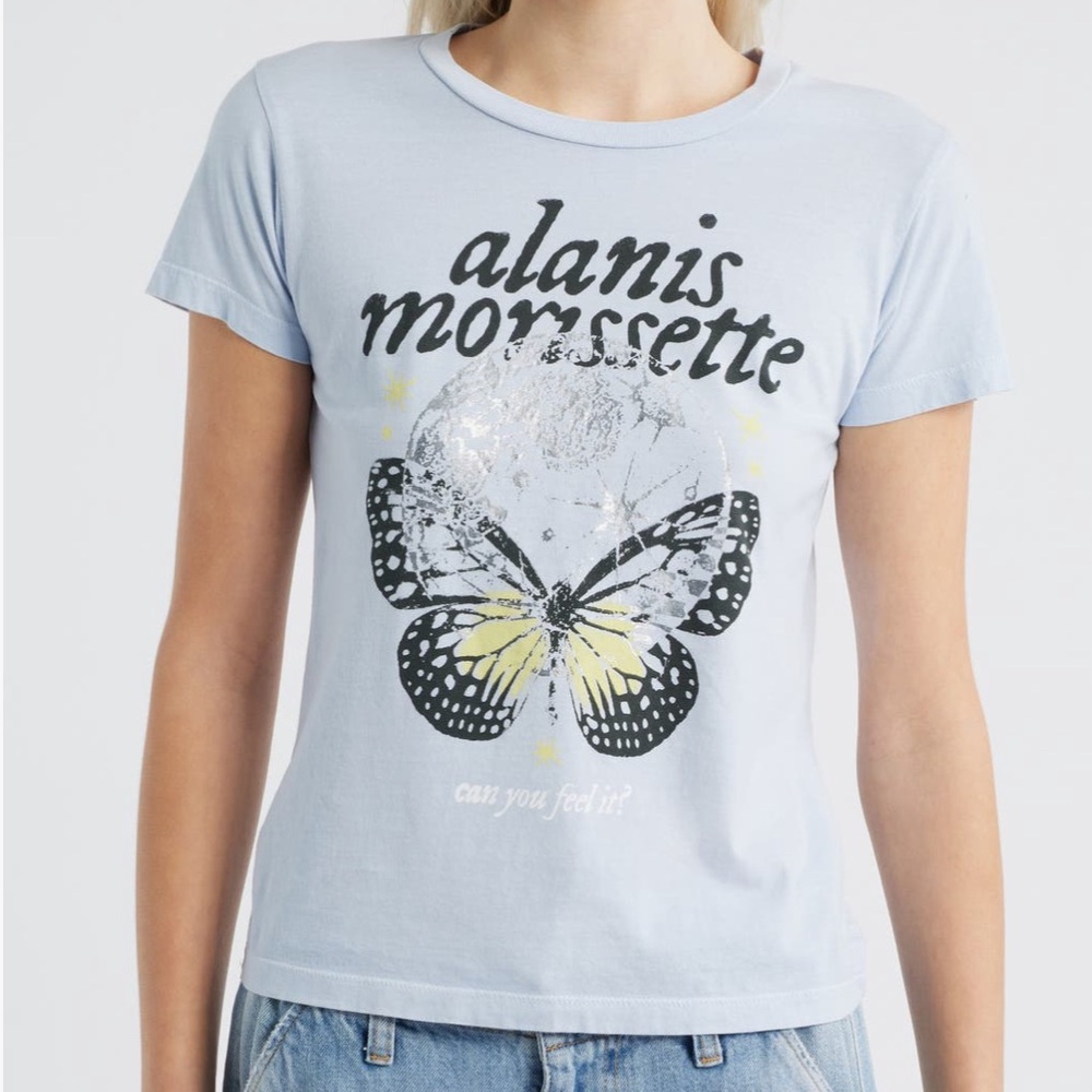 ALANIS MORISSETTE CAN YOU FEEL IT HEADLINER TEE🦋